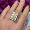Vintage 925 Sterling Silver Yashma Versions Ring Size 7