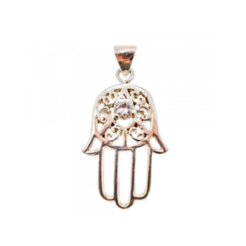 925 Sterling Silver CZ Pendant