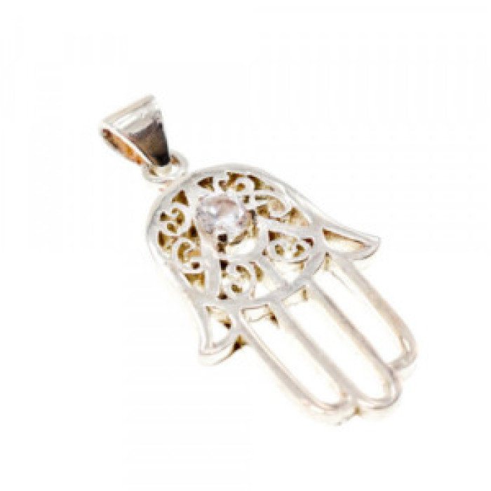 925 Sterling Silver CZ Pendant