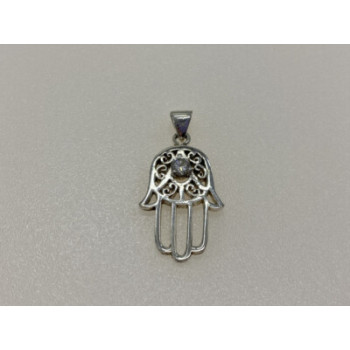 925 Sterling Silver CZ Pendant