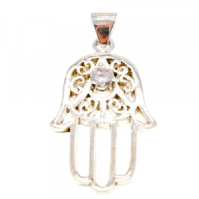 925 Sterling Silver CZ Pendant