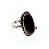 Vintage 925 Sterling Silver Jasper Ring Size 7