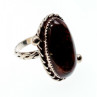 Vintage 925 Sterling Silver Jasper Ring Size 7