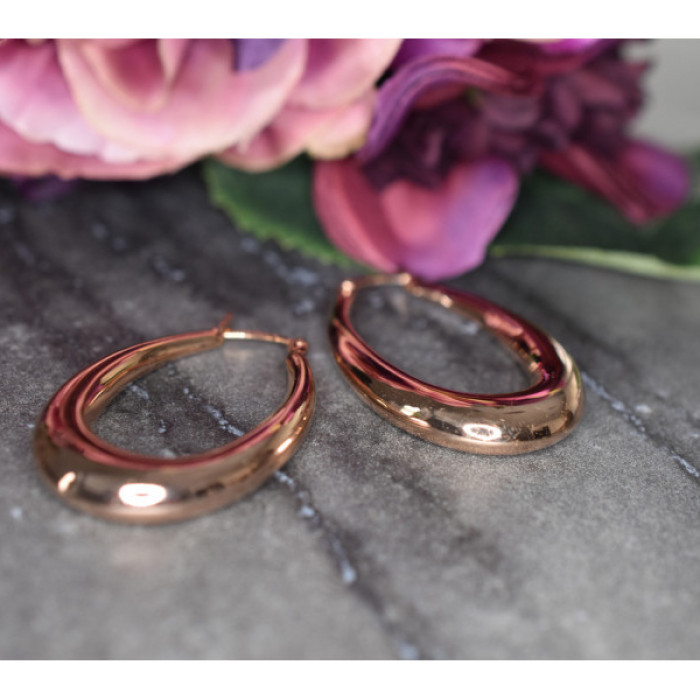 925 Sterling Silver Gold Plated Earrings