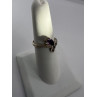 925 Sterling Silver With Amethyst & Marcasite Ring Size 5.5