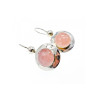 925 Sterling Silver Rose Quartz Earrings