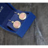 925 Sterling Silver Rose Quartz Earrings