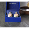 925 Sterling Silver Rose Quartz Earrings