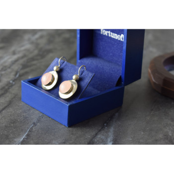 925 Sterling Silver Rose Quartz Earrings