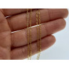 925 Sterling Silver Gold Plated Chain Italy  18.1 In