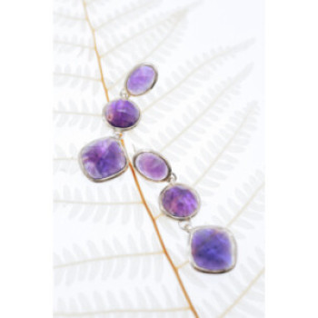 925 Sterling Silver Tourmaline Earrings