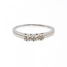 925 Sterling Silver White Topaz Ring Size 6.5