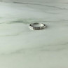925 Sterling Silver White Topaz Ring Size 6.5