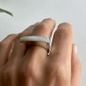 925 Sterling Silver Mother OF Pearl Ring Size 8.5