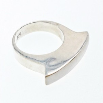 925 Sterling Silver Mother OF Pearl Ring Size 8.5