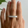 925 Sterling Silver Mother OF Pearl Ring Size 8.5