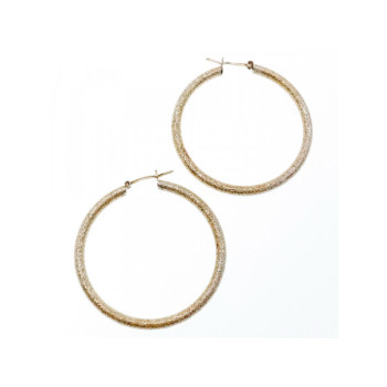 925 Sterling Silver Hoop Earrings Italy