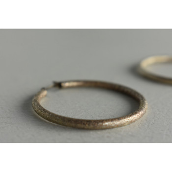 925 Sterling Silver Hoop Earrings Italy