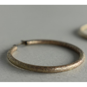 925 Sterling Silver Hoop Earrings Italy