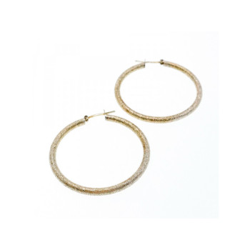 925 Sterling Silver Hoop Earrings Italy