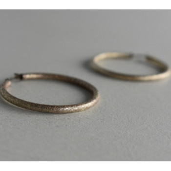 925 Sterling Silver Hoop Earrings Italy