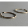 925 Sterling Silver Hoop Earrings Italy