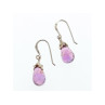 925 STERLING SILVER AMETHYST EARRINGS