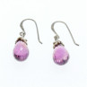 925 Sterling Silver Amethyst Earrings