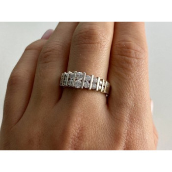 925 Sterling Silver CZ Ring Size 11.75