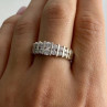 925 Sterling Silver CZ Ring Size 11.75