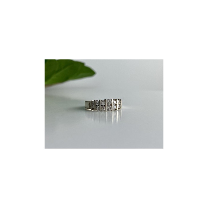 925 Sterling Silver CZ Ring Size 11.75