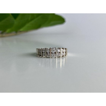 925 Sterling Silver CZ Ring Size 11.75