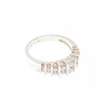 925 Sterling Silver CZ Ring Size 11.75