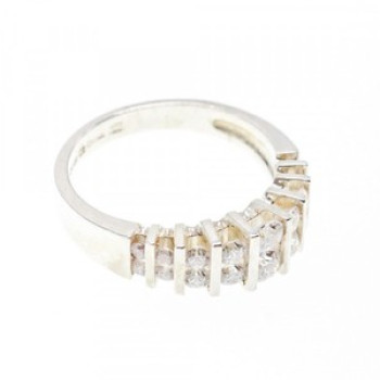 925 Sterling Silver CZ Ring Size 11.75