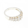 925 Sterling Silver CZ Ring Size 11.75