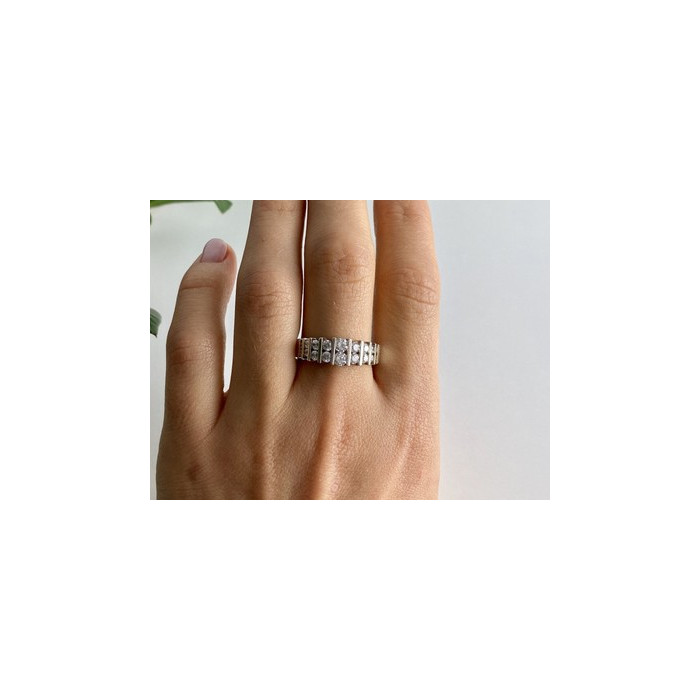 925 Sterling Silver CZ Ring Size 11.75
