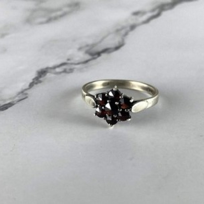 925 Sterling Silver Almandine 