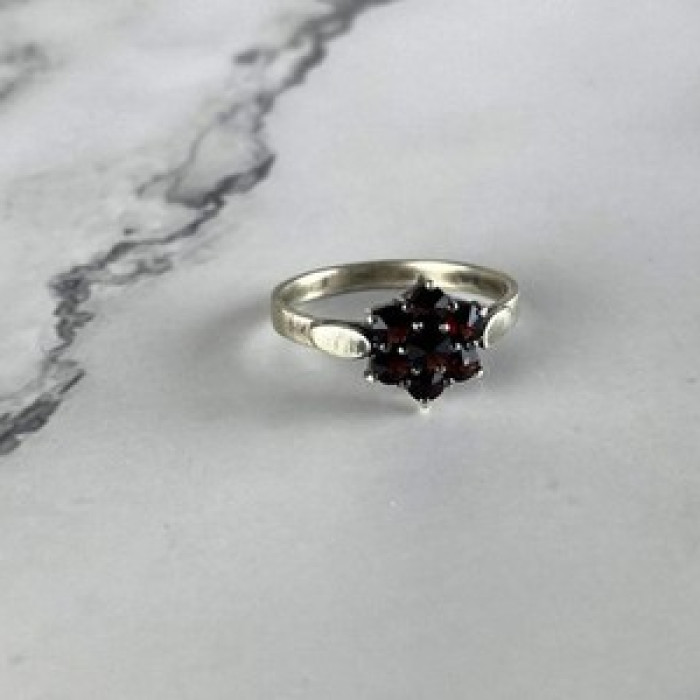 925 Sterling Silver Almandine 