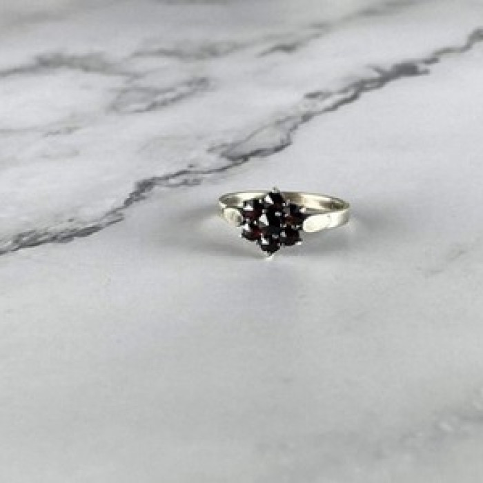 925 Sterling Silver Almandine 