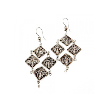 VINTAGE 925 STERLING SILVER EARRINGS