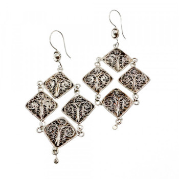 Vintage 925 Sterling Silver Earrings