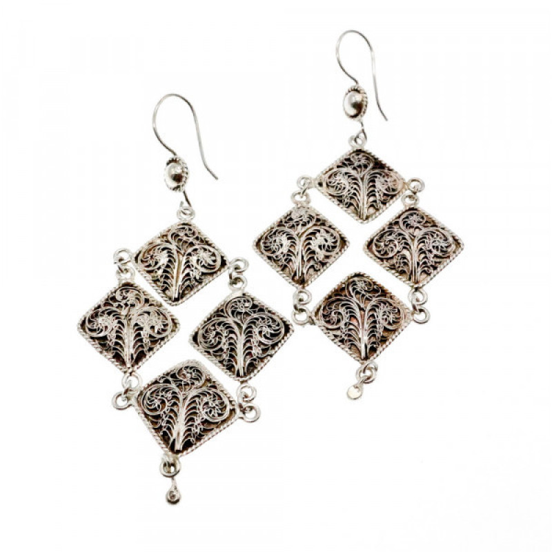 Vintage 925 Sterling Silver Earrings