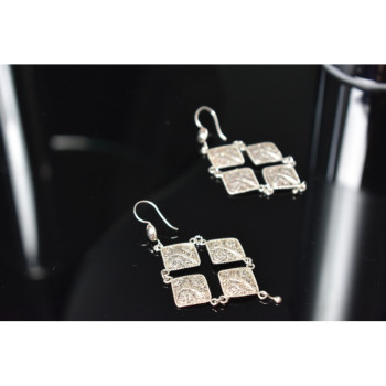 VINTAGE 925 STERLING SILVER EARRINGS