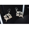 VINTAGE 925 STERLING SILVER EARRINGS