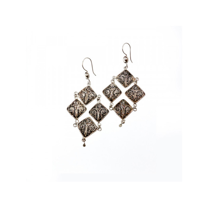 VINTAGE 925 STERLING SILVER EARRINGS