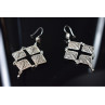 VINTAGE 925 STERLING SILVER EARRINGS