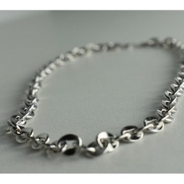925 Sterling Silver Chain Unisex 23.2 In