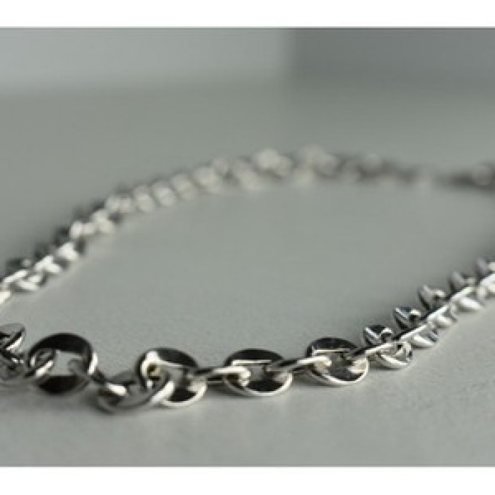 925 Sterling Silver Chain Unisex 23.2 In