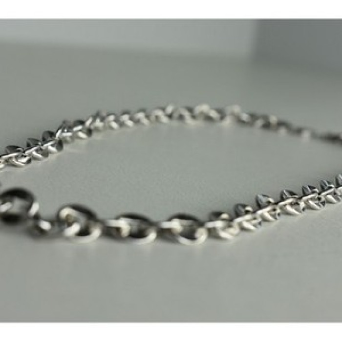 925 Sterling Silver Chain Unisex 23.2 In