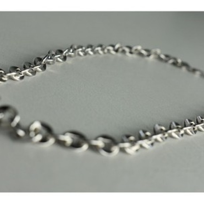 925 Sterling Silver Chain Unisex 23.2 In